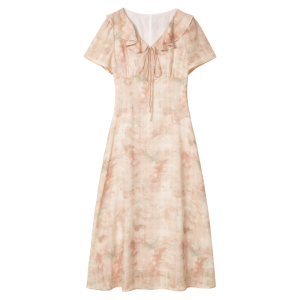 Slimming Waist A-Line Dress