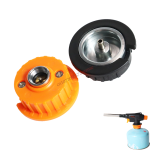 Outdoor Camping Gas Adapter Butane Burner Thread Converter Gas Torch Welding Fire Maker Adapter Camping Baking Barbecue