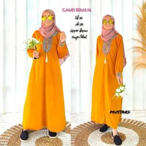 New Produk 🔥 Princess Gamis Renda Remaja Rayon Tebal