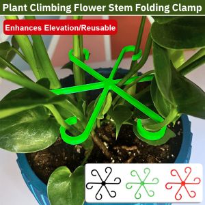 Plant Climbing Flower Stem Folding Clamp Garden Clips Climbing Plant Support Clips Securing Plants 植物攀爬支撑架