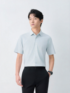 Cooling And Sun Protection Mens Short Sleeve Shirt