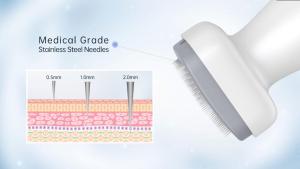 Điều chỉnh độ sâu Derma Stamp 120 Pin Công cụ chăm sóc da Microneedle cho chăm sóc da mặt Tăng trưởng râu