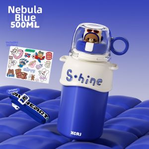 Aesthetic Insulated Stainless Steel Water Bottle for Kids and Students
