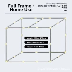 Durable Extendable Bed Canopy Frame for Upper and Lower Bunks