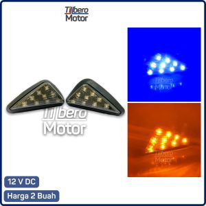 LED Lampu Sen Tempel Sein Senja Tambahan DRL Motor R14 V2 V3 / CBR 150 / Ninja 250 Karbu / R25 Universal