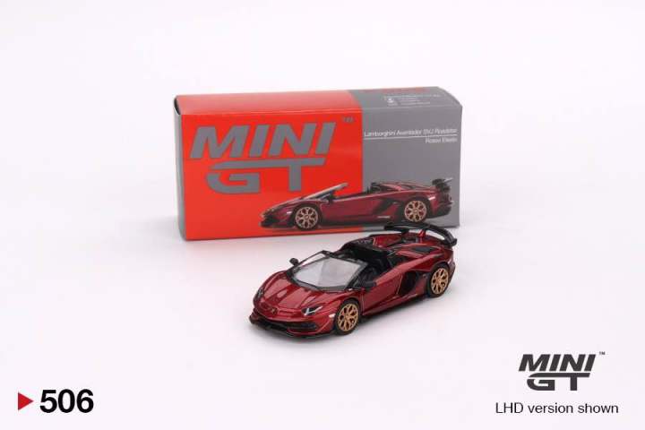Hobby Store xe mô hình Mini GT #506 Lamborghini Aventador SVJ