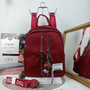 PROMO DISKON !!! TAS RANSEL WANITA DSQ 0079# PARASUT IMPORT TERBARU & TERLARIS !!! DISKON/TAS BERKUALITAS