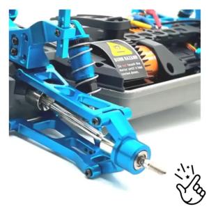 Rear Wheel Cup for Hospeed 1/14 Full Series 14321 JJRC C8802 YDJ-D879 Metal Upgrade Parts Kit RC Car OP Accessories Truck Buggy