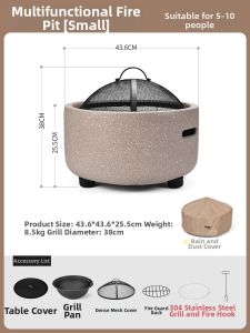 The Primitive | Tea Brewing & Barbecue Charcoal Grill Set
