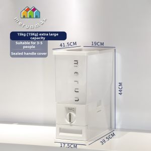 Clear Fruit | Pet-Friendly Insect-Proof Moisture-Resistant Sealed Storage Bin