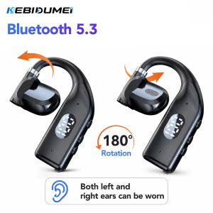 kebidumei | Tai Nghe Bluetooth KEBIDUMEI 180 ° Tai Nghe Không Dây HiFi Stereo Chống Ồn Có Thể Xoay Được Với Micro Dành Cho Doanh Nghiệp
