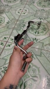 Gác chân máy Inox xe Wave/ Dream.