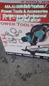 NRT PRO MS 1052 VB Mitter Saw 10 Inch Miter Mesin Gergaji Aluminium MS1052 VB MS1052VB MS 1052VB