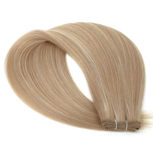 Piano Blonde Straight Hair Bundles Smooth Hair Extensions Fake Fibers Synthetic Yaki Straight Hair Weaving Full to End Free Ship