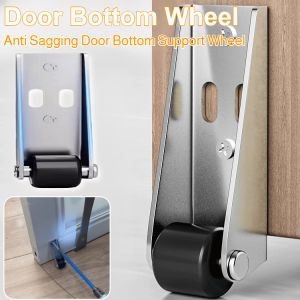 Anti Sagging Door Bottom Support Wheel Sliding Door Roller Silent Trolley Wheels Universal Door Bottom Support Casters