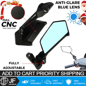 JF Street King V8 Rearview Mirror Side Mirror Non Graded HD Clean Lens Universal Adjustable