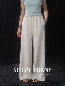 High-Waist Adjustable Loose Straight Leg Summer Casual Pants