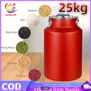 304 metal stainless steel airtight food container rice storage oil container Storage jars coffee sugar tea of soup pot insulat milk tea barrel thermos