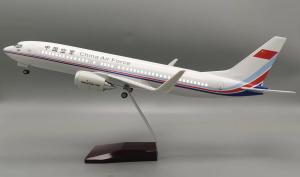 B737-800 China Air Force Boe-ing47cm Scale Plane Model Diecast Airplanes Resin With Landing Gear Collected Gift By Aviation