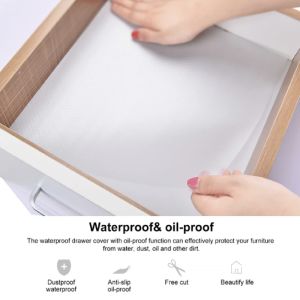Waterproof Mat Shelf Drawer Liner Cabinet Non Slip Cover Refrigerator Pad Tablecloth Moistureproof Kitchen Table Mats