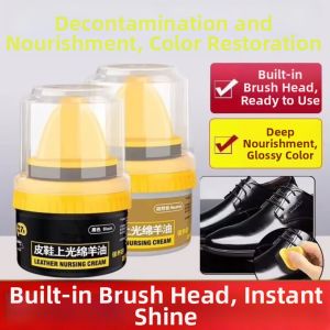Black Leather Care Shine Shoe Polish