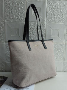 กระเป๋าผ้าใบยูนิเซ็กซ์ความจุขนาดใหญ่สำหรับเดินทางแบบลำลอง กระเป๋าสะพายไหล่แบบลำลอง สีบล็อก ซิป กระเป๋าผ้าใบแฟชั่น