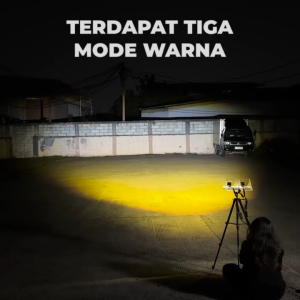 Lampu LED Mini Projie ISUN MPX1 PRO dengan Blue Lens Demon Eyes dan Kipas Pendingin DC9-80V/60W