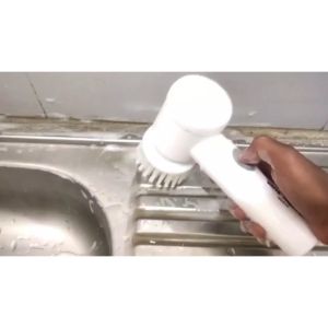 PROMO TERBARU Magic Brush Sikat Pembersih Elektrik Kamar Mandi/Toilet/Dapur/Karpet Cleaning Brush Sikat Multifungsih 5in1 Tahan Air