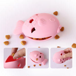 Pet Puzzle Feeder Toy for Dogs & Cats Interactive Slow Feeder Leakage Toy Mental Stimulation Chew Toy Pet Interactive Gadget