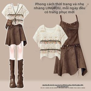 NUMEN BUTTON | Bộ Đồ Du Lịch Mùa Hè Dành Cho Người Béo