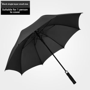 Automatic Long Handle Straight Stick Umbrella Double Layer Storm Resistant Large Size for Men And Women Home Use High End Umbrella