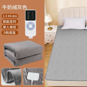 Double-Control Thickened Electric Blanket Temperature Regulation Automatic Switch off Student Dormitory Single Person Electric Quilt Winter Use