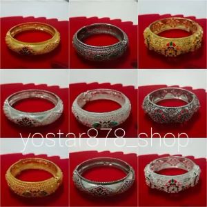 เซลล์ของ กำไลข้อมือเจ้าสาว เจ้านาง ล้านนา ลายไทย ชุดไทย ตกแต่งชุด เลือกมาก สินค้าพร้อมส่ง