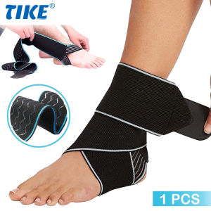 1 PCS Elastic Silicone Ankle Support Brace Strap Basketball Football Professional Ankle Brace Wraps Adjustable Ankle Stabilizer