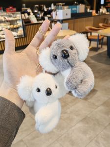 Koalas Koala Schoolbag Pendant Doll Boys and Girls Keychain Cute Doll Plush Bag Car Ornaments Gift