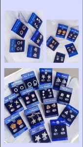 Bông Tai Nụ Đính Đá CZ Zircon Lấp Lánh Nhiều Mẫu Sang Trọng Quý Phái Phụ Kiện Trang Sức Thời Trang Kpop
