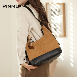 PINMU | Large Capacity Women Tote Bag Shoulder Crossbody Hobo Commuter Bag