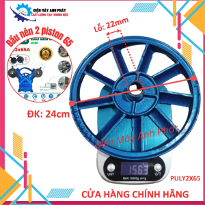 Puly của các loại đầu nén khí piston 2X51mm 2X65mm 3X65mm  80MM 90MM lỗ 18-32mm  KT ngoài 14-35cm