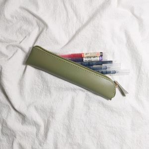Túi Đựng Bút Chì Pure Color Simple Dành Cho Nam Và Nữ Túi Đựng Bút Apple Pencil Túi Đựng Bút Chì Bảo Vệ Túi Đựng Bút Học Sinh