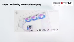 TCOMAS LE200 ARGB 360mm AIO Liquid CPU Cooler