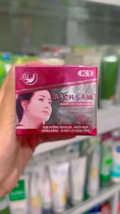 (K1) Kem Dưỡng Trắng Da-Ngừa Mụn-Chống Nắng-Se Khít Lỗ Chân Lông Bạch Sâm 12g