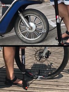 Xe đạp điện nhỏ gọn Bóng rổ Bóng đá Bơm Van cho Pháp Mỹ Anh