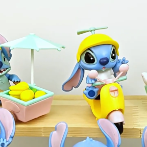 Stitch Trip Collection Series Blind Box Figure 6pcs Full Set Anime Doll Gift for Kids Cute Decoration Collectible