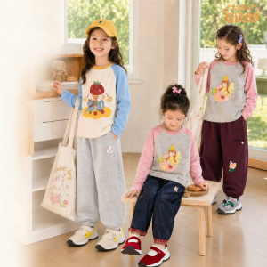 DUDUJIA | Girls Cotton Long Sleeve T-shirt Autumn