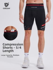 COSLEAF | Mens Summer Elastic Compression Shorts