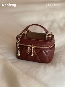 CHIO‘2ND | New Year Gift Red Box Handbag With Chain Shoulder Crossbody