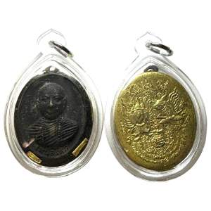 R164N Thai Amulet Rian self image Lp Udomsap Over The World collection Religious Waterproof casing