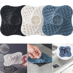 Floor Drain Covers  Anti-blocking Floor Drain Catcher Hair Stopper With Suction Cup Plug Trap Bathroom Kitchen Accessories