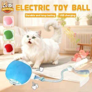 Rechargeable Interactive Cat Toys Smart Motion Toy With Chirping Faux Tail For Indoor Kitten And Cat