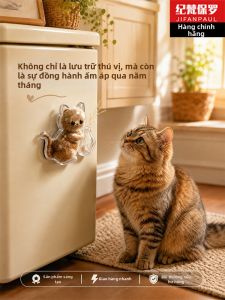 JIFANPAUL | Hộp Lưu Trữ Lông Mèo và Râu Mèo Có Từ